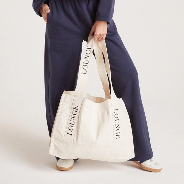 The Lounge Tote - Cream