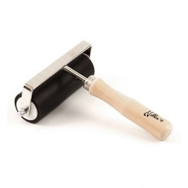 Rouleau brayer pour Gel press en bois "Nellie's mixed media roller" de Nellie's choice (10cm)