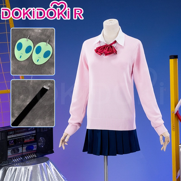 【In Stock】【Size XS-3XL】Dokidoki-R Anime Dandadan Cosplay Momo Ayase Costume DAN DA DAN