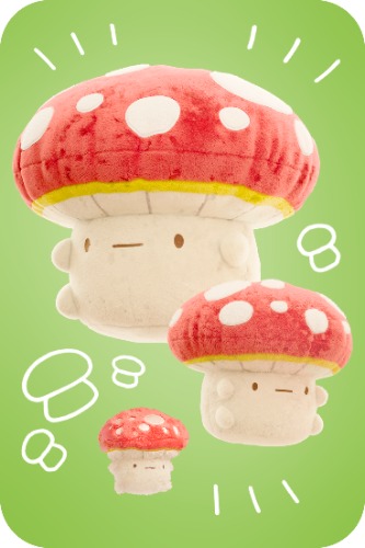 Dottie the Red and White Mushroom | Big 18"