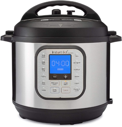 Instant Pot Duo Nova 7-in-1 Electric Multi Functional Cooker - Pressure Cooker, Slow Cooker, Rice Cooker, Sauté Pan, Yoghurt Maker, Steamer and Food Warmer, 8L, Stainless Steel / Duo Plus