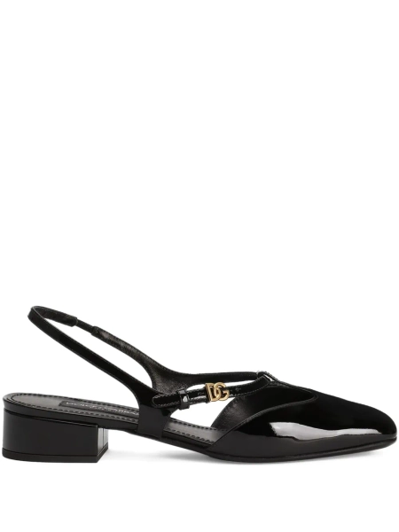 Dolce &amp; Gabbana patent leather slingback pumps