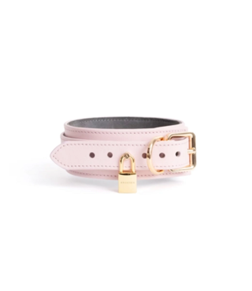 Anoeses Estrid Collar Pink with Gold Lock