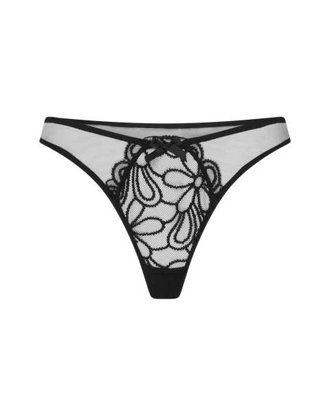 Nelle Thong in Black | By Agent Provocateur