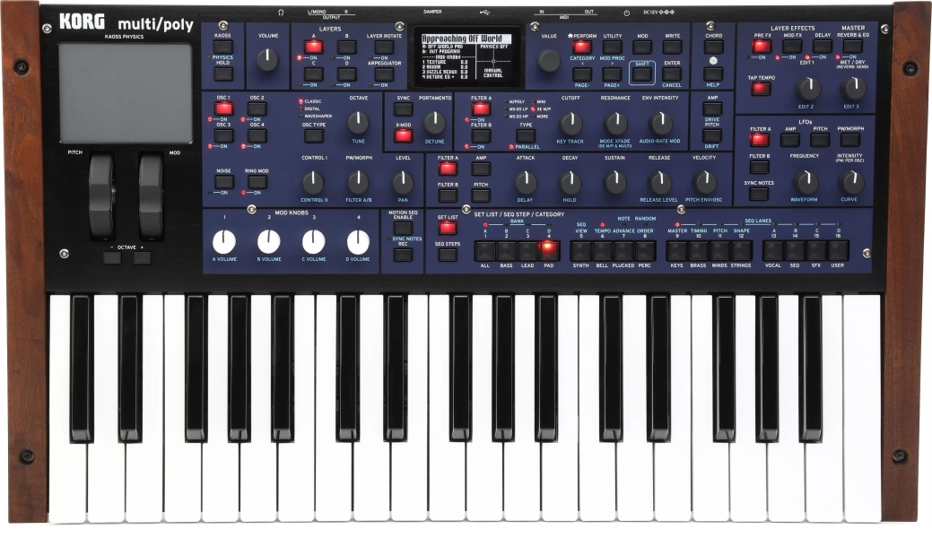 Korg Multi/Poly Analog Modeling Synthesizer