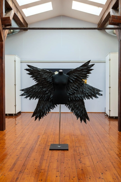 Black angel wings with 6 wings, Wings of fire, Cospay costume, Photography prop