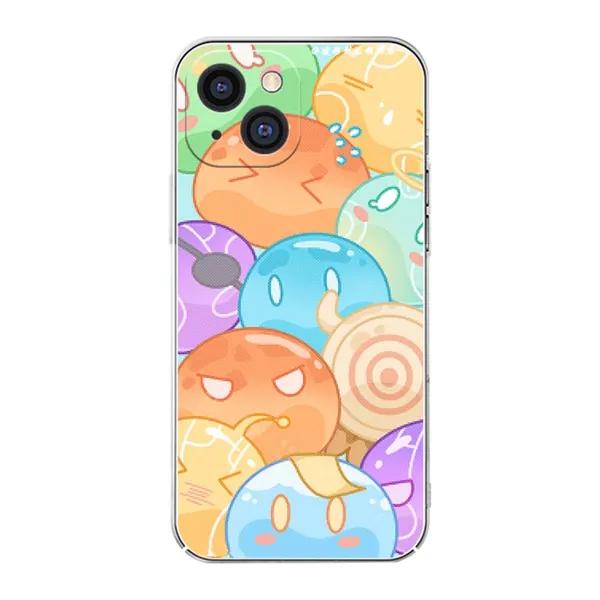 Kawaii Slimes Phone Case Cute Slimes iPhone Cases Genshin Impact