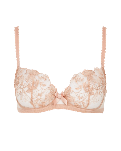 Jayce Plunge Underwired Bra in Praline | By Agent Provocateur