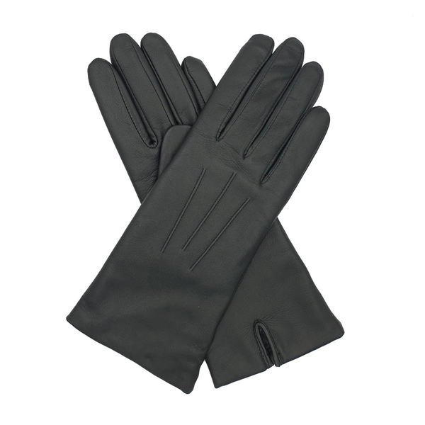 Cashmere-Lined Leather Gloves