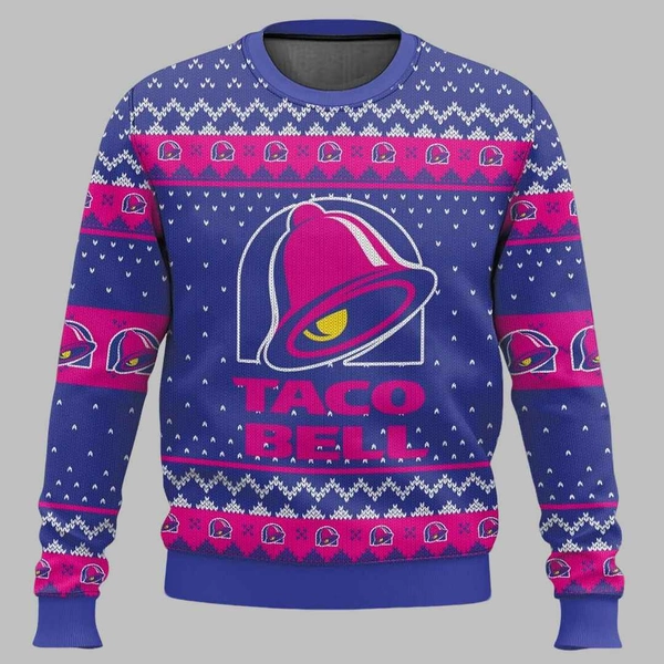 Taco Bell Ugly Christmas Sweater - gullprint.com