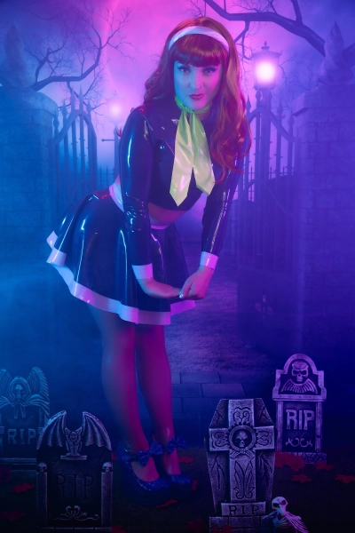 Latex Daphne from Scooby Doo Inspired Set
