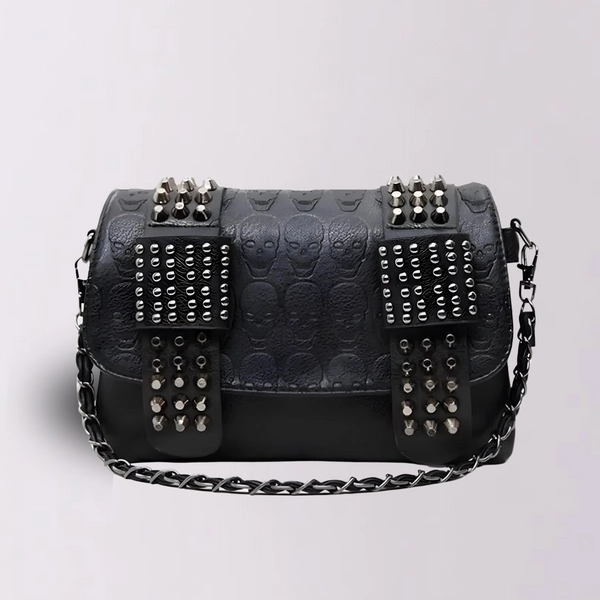Black Skull Rivet Bag