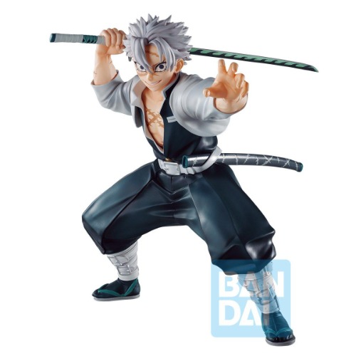 Bandai Demon Slayer: Kimetsu no Yaiba Sanemi Shinazugawa (Hashira Training Arc) 7.9-in Ichibansho Figure GameStop Exclusive | GameStop
