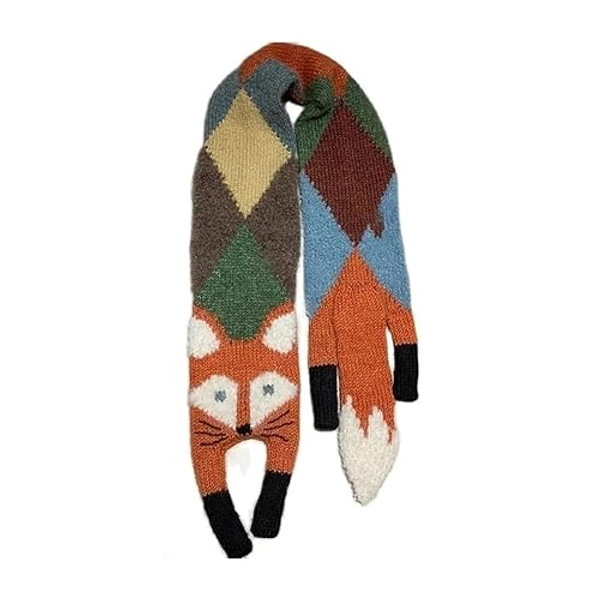 LYCY00 Fox Shaped Scarf