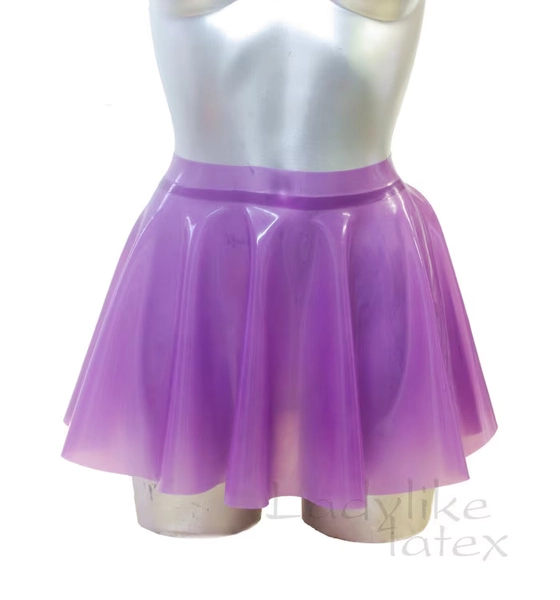 Full Circle Skater Skirt in Latex Rubber