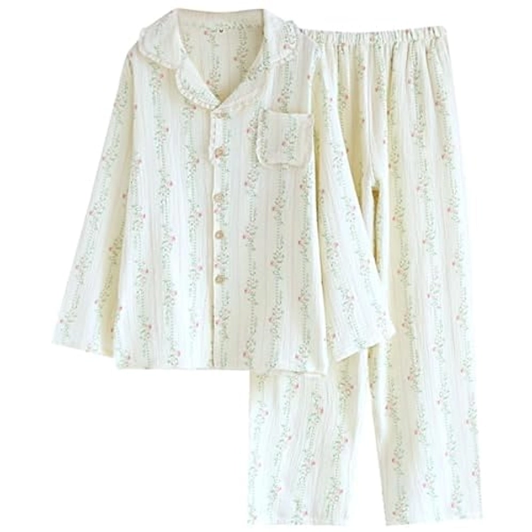 Vhitler Linen Set Coquette Womens Pajamas Set Summer Lounge Sets for Women Old Money Aesthetic