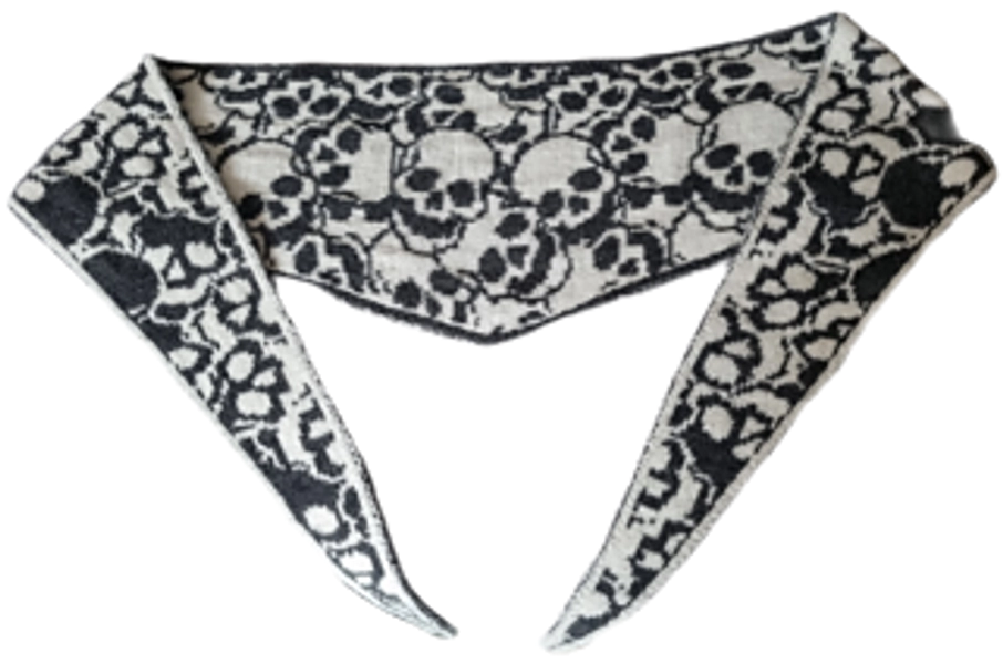 Doubleknit Skullshawl pattern by Jessie S