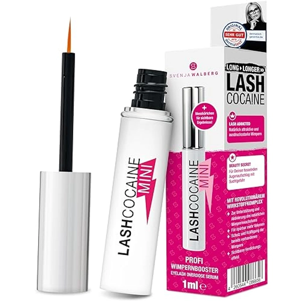 Mini LASHCOCA!NE Wimpernserum für schnelles Wachstum & lange Wimpern | veganer -Booster MADE in DE | Testsieger für Wimpernverlängerung | long eye-lashes by Svenja Walberg | dermatest SEHR GUT