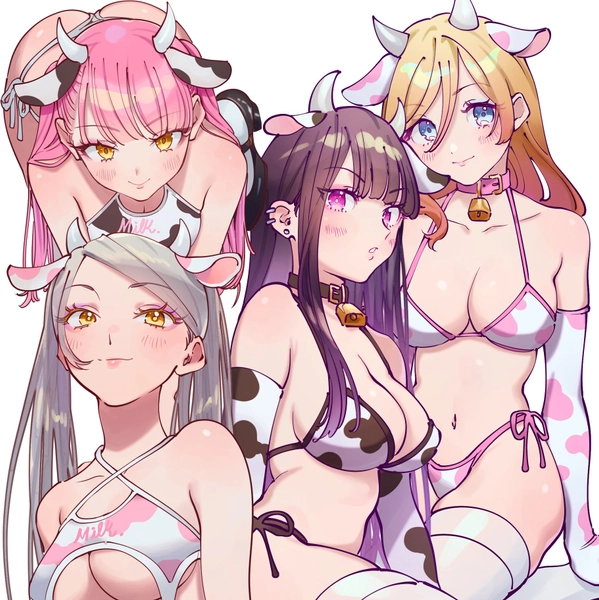 Cow Event Stickers