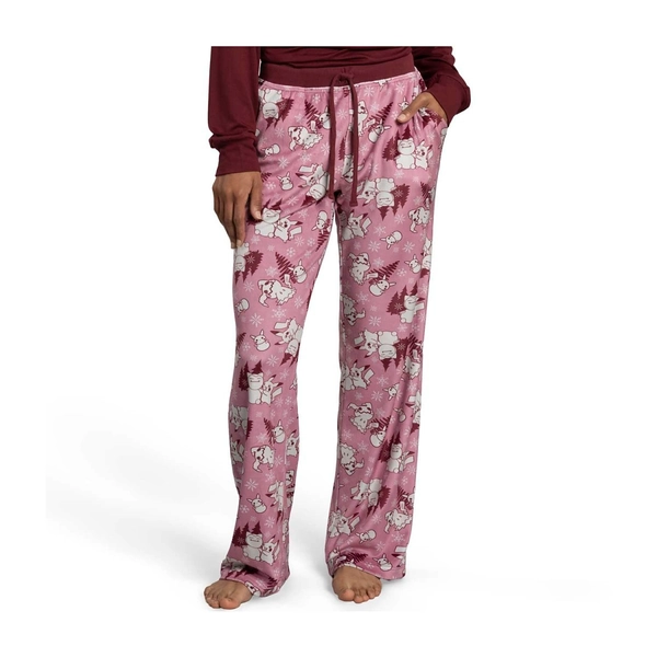 Pikachu & Mimikyu Pokémon Holiday Red Sleep Pants - Women