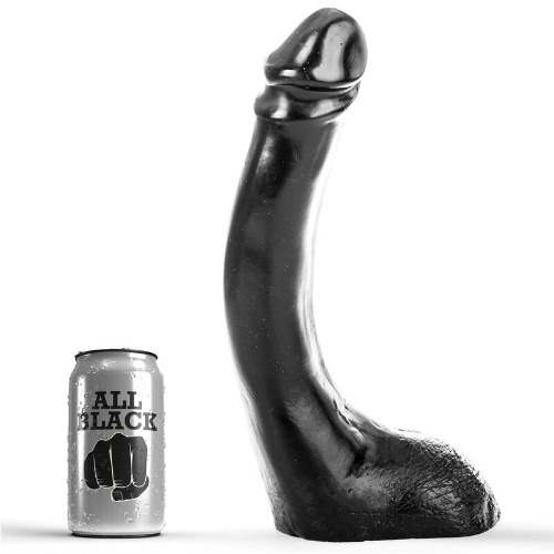 BLACK DILDO 29 CM