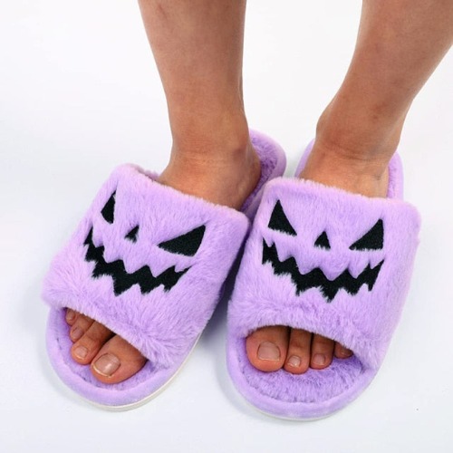 Halloween Slippers - Lavender / us10(26.5cm)
