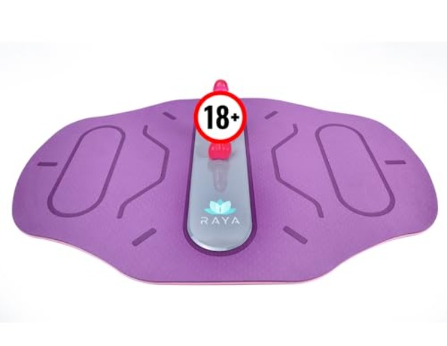 The Lotus by Raya - Suction Cup Adult Toy Mount Mat - Enjoy The Ultimate Hands Free Ride - Take Control of Your Pleasure Like Never Before, Pink and Purple