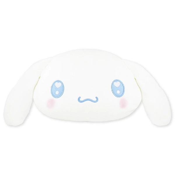 Sanrio: Cinnamoroll Face Plush Pillow w/Twinkling Eyes (35x30cm, T's Factory) - Neo Tokyo