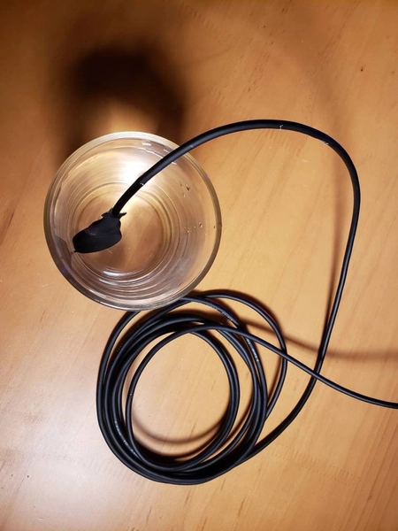 Water-proof Stereo Contact Microphone / Piezo Transducer Pickup / ASMR Microphone / Hydrophone - left and right quarter inch male