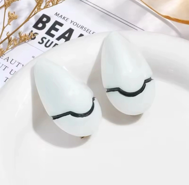 1 Pair Ayanami Rei White Headwear EVA Cosplay Hairpins