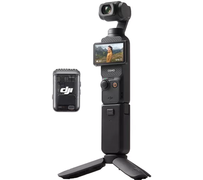 Buy DJI Osmo Pocket 3 Creator Combo 4K Ultra HD Action Camera - Black | Currys