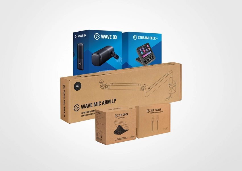 elgato full XLR setup (with dock)