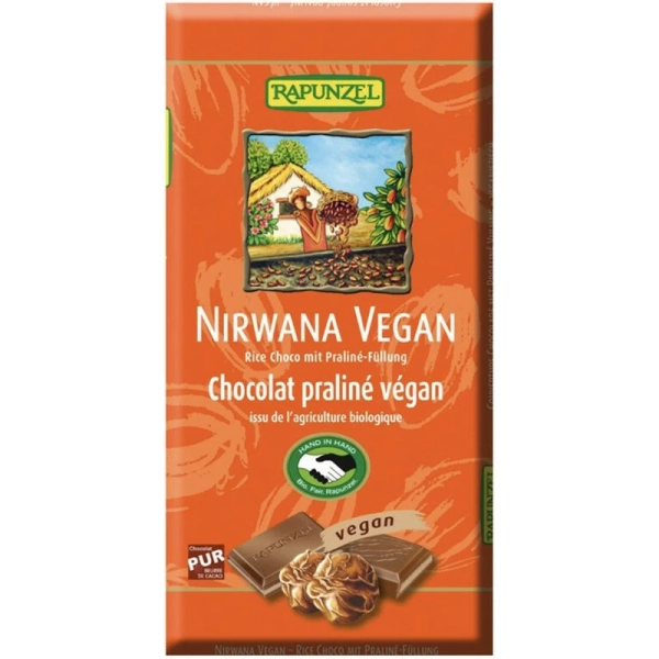 Tablette fourrée Praliné - Nirwana - 100g