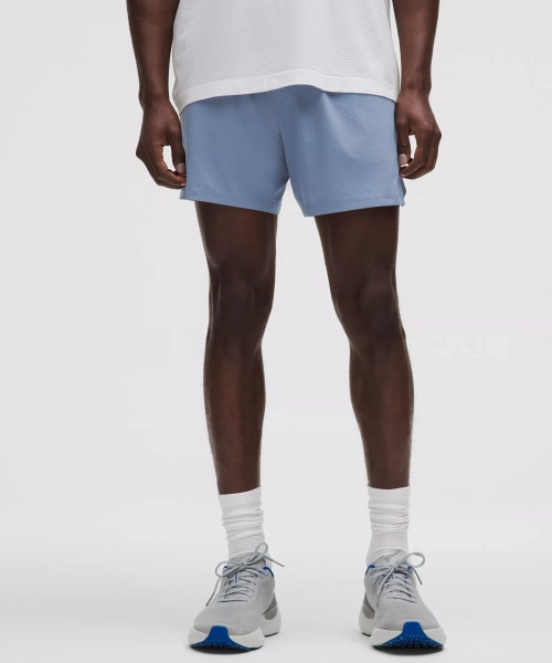 Short Mile Maker Run Crew antidéchirure sans doublure 15 cm - Washed Denim - G