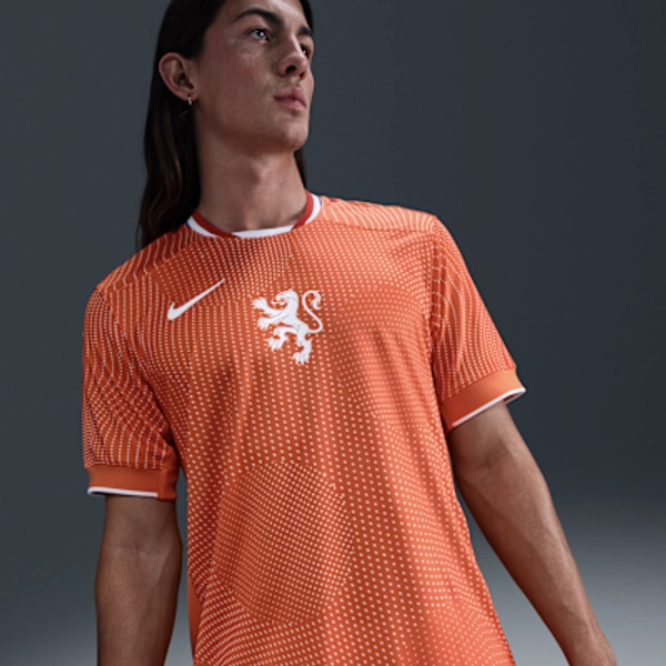 Netherlands 2025 Stadium Home (Women's Team) Men's Nike Dri-FIT Soccer Replica Jersey