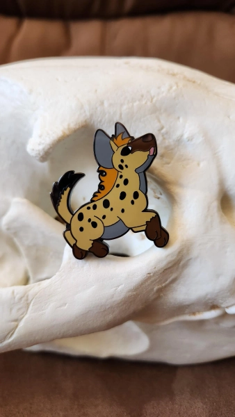 Cute Hyena Enamel Pin