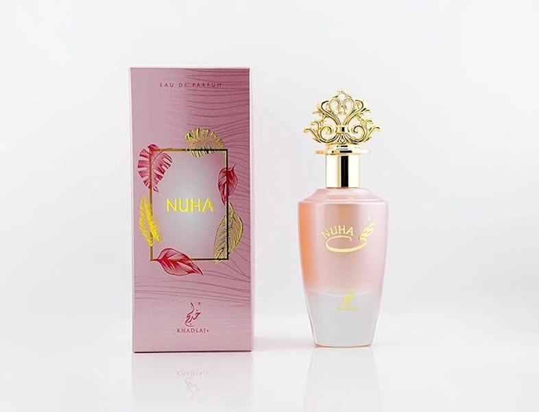 Khadlaj Nuha Eau de Perfume Spray for Women, 2.87 Ounce
