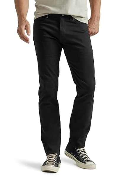 Lee Men's Extreme Motion Slim Straight Jean - Black