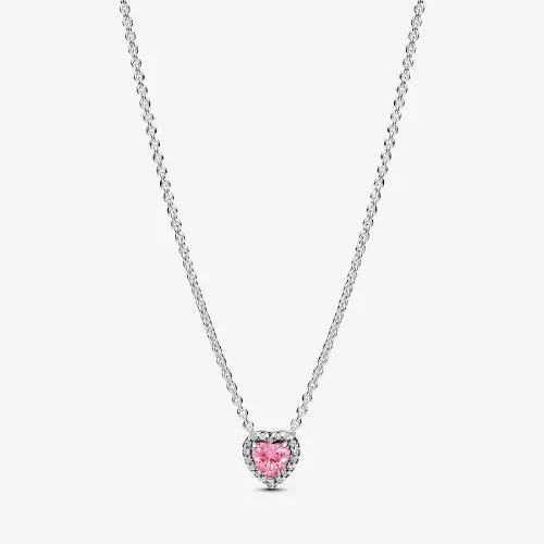 Pink Heart Necklace