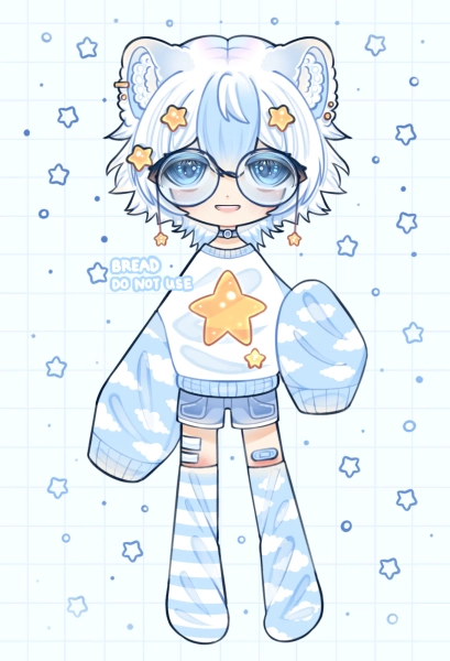 Full Body Chibi Design by Breadwithbutterexe 
