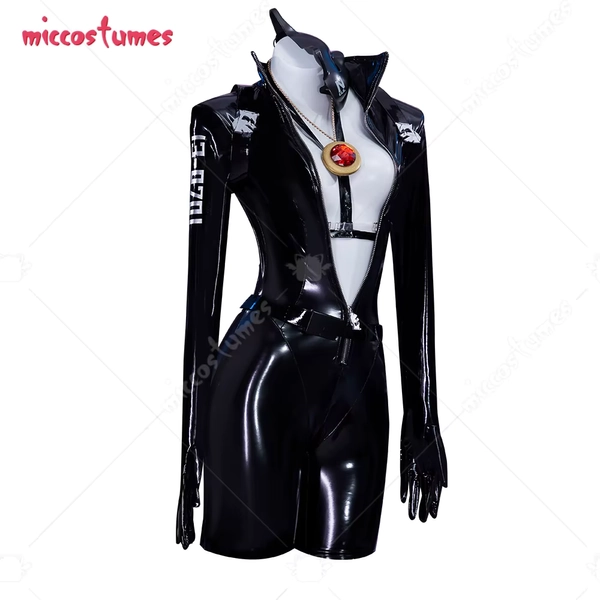Miccostumes Disfraz de Nikke Quency para mujer, mono con cinturón de máscara - AliExpress 200000532