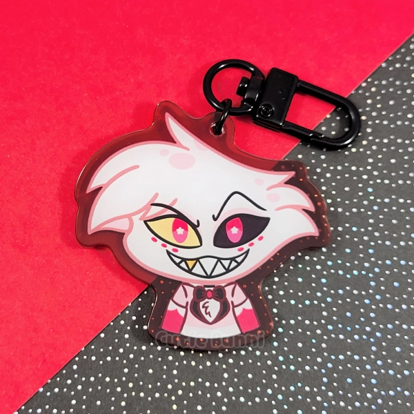 [Hazbin Hotel] Angel Acrylic Charm Keychain
