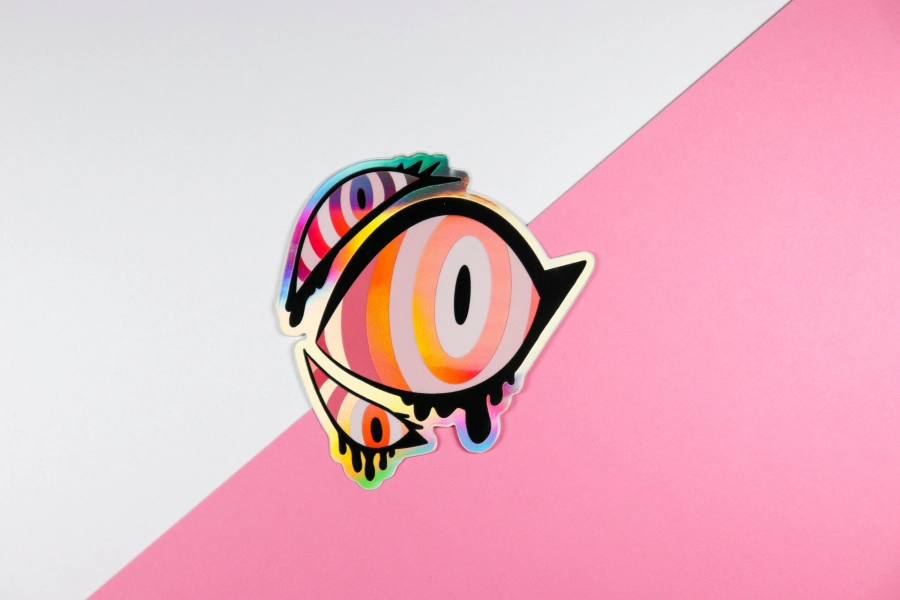 Eyes Sticker | Holographic Sticker