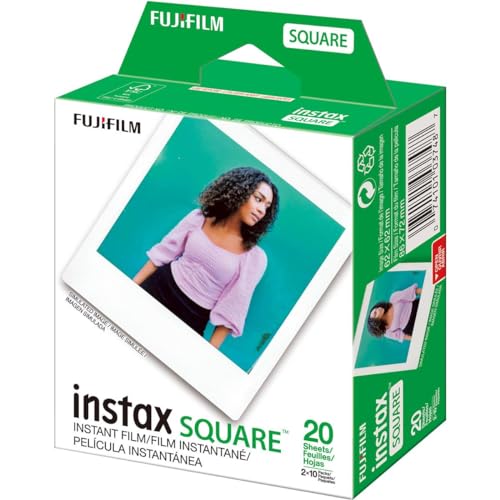 Fujifilm Instax Square Twin Pack Film - 20 Count (Pack of 1)