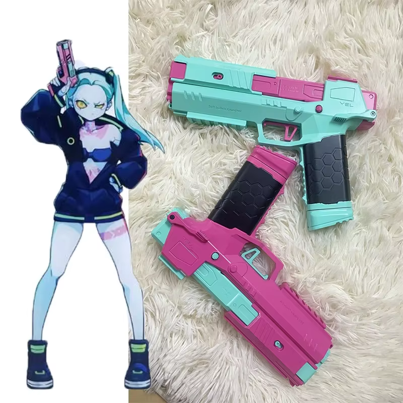 Anime Cyberpunk: Edgerunners Cosplay Rebecca Porps Weapon Guns Halloween Christmas Carnival Party Comic Show Accessories - AliExpress 200000532