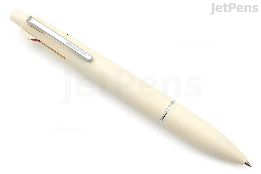 Uni Jetstream 4&1 4 Color 0.5 mm Lite Touch Ink Ballpoint Multi Pen + 0.5 mm Pencil - Mellow White