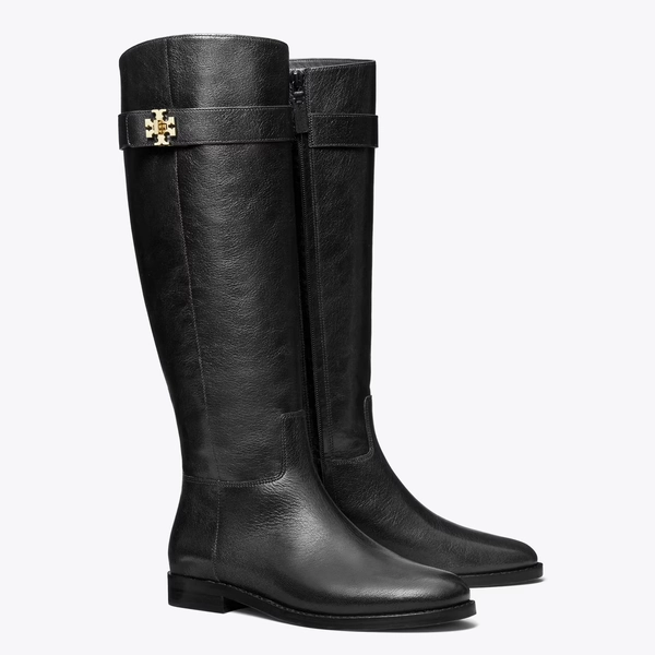 Turnlock Riding Boot, Wide in black, size 7.5