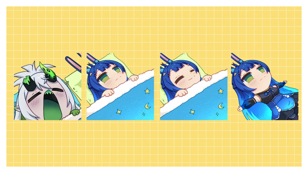 [YCH] Emote Bundle #3 (Awakege, Bedge, Deadge) +Add on Snore Emote by cheu 