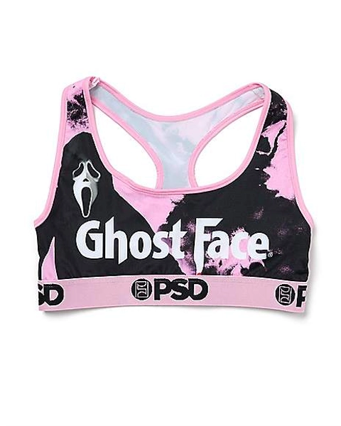 PSD Ghost Face Smoke Sports Bra