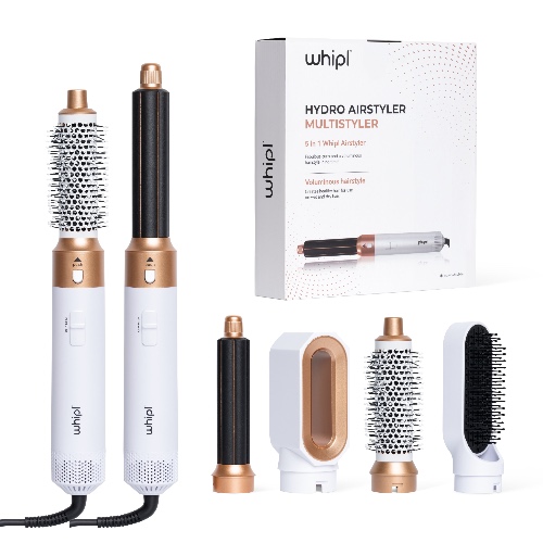 Whipl™ AirStyler + Gratis eBook | Weiß-Gold